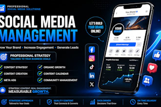 be your social media manager and content creator for your facebook brand growth