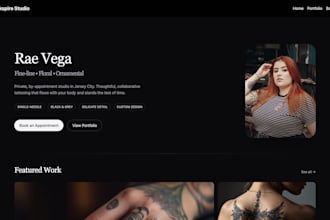create a website for your business or portfolio