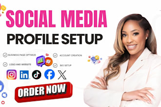 do social media account setup for business social media account
