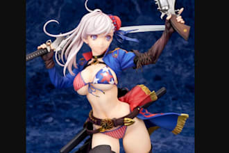 sculpt custom 3d anime action figures and diorama models 3d printable files