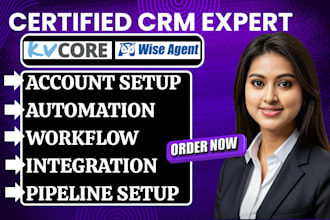 setup kvcore follow up boss crm liondesk automation wise agent for realtor