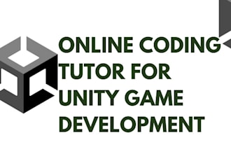 be your online tutor for unity game development with unity3d
