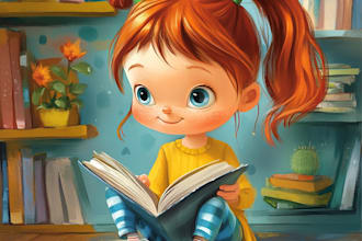 create top quality cartoon characters for childrens books and commercial art