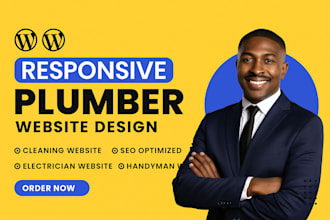 create plumber website, handyman, construction website