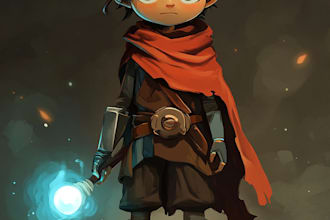 draw 2d game character or 2d game character
