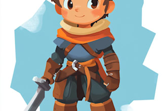 draw 2d game character or 2d game character