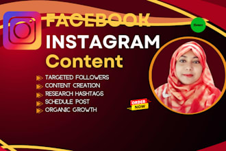do daily facebook and instagram posting