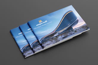 design professional company profile, brochure, or corporate catalog