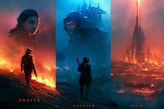 design a stunning sci fi book cover that captivates readers