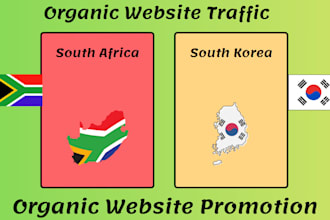 do organic south africa,south korea website traffic