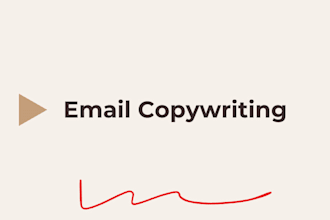 do copywriting through email