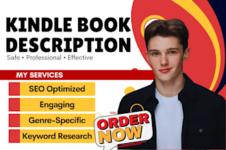 write an SEO optimized amazon kindle book description and KDP blurb that sells