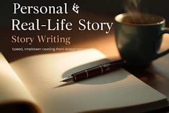 write personal, real life and motivational stories for you