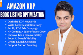 optimize and promote your book listing for amazon KDP