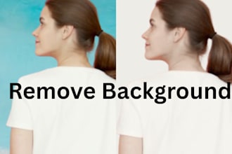 remove and add transparent background to product photos