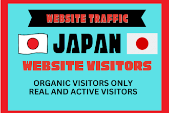 organic japan,japan website traffic to increase sales