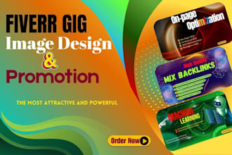 design premium fiverr gig image, thumbnail and gig picture