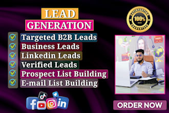 be your lead generation expert for business growth