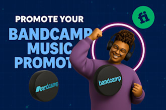 professionally promote your bandcamp music to real and engaged listeners
