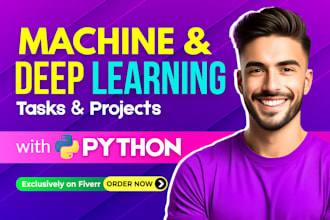 do nlp, machine learning, deep learning tasks and data science python projects