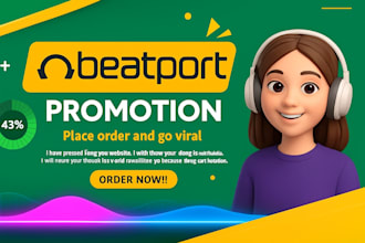 do organic music promotion and beatport promotion