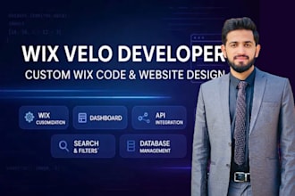 build full wix velo code website design with wix velo expert wix developer