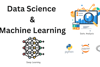 do python data analysis, data science, and machine learning projects
