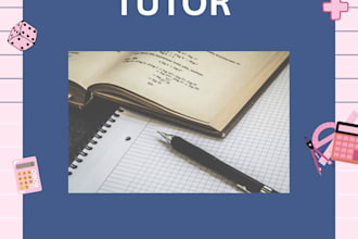 your expert math tutor for any leve