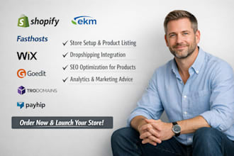 build shopify toweb ionos fathost wix goedit trodomains payhip website expert