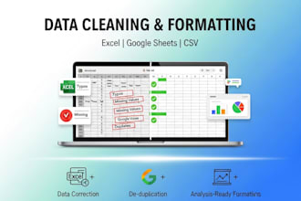 clean, correct, and format your excel or google sheets data