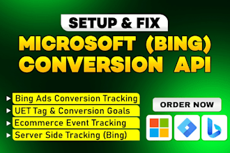 setup microsoft bing ads conversion api capi with server side tracking