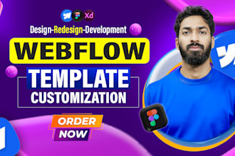 customise webflow template or develop a professional webflow website