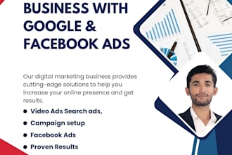 create manage google ads and facebook ads campaigns
