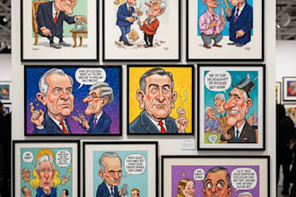 create political and editorial cartoons