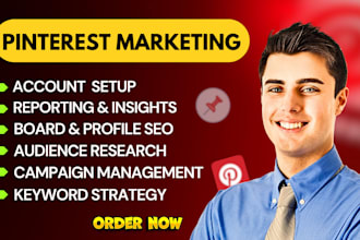 set up and manage pinterest ads campaigns to boost ecommerce sales and traffic