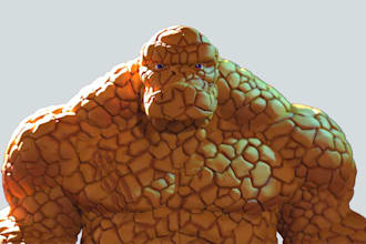 model a stylized 3d character for games and animation