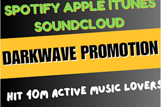 do darkwave promotion darkwave music promotion to hit 10m active music lovers