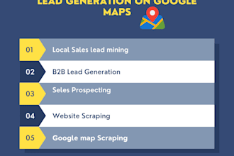 do google map scraping with your target