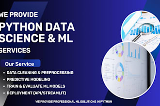 do python data science , predictive modeling and ml