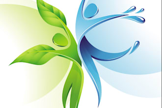 draw custom vector  illustration logo for business