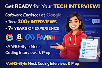 conduct faang mock interview, dsa coding interview prep and feedback