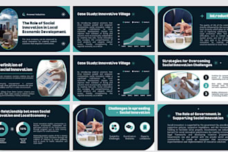 design a professional academic ppt presentation for thesis, research or defense