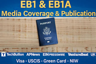 publish eb1 eb1a visa media articles on top news sites and reputable publication