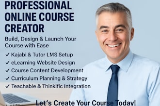 online course creation, kajabi online course, online course website, tutor lms