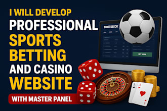 develop a gaming website with a sportsbook