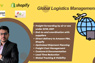 manage your end to end global logistics for import