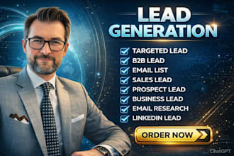 do verified email list, business lead, linkedin lead and prospect listing