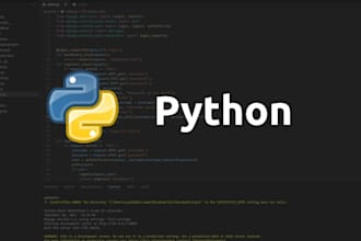 do python programming tasks, projects, and software development
