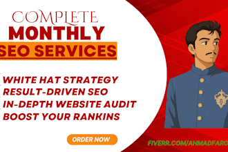 provide complete monthly seo services