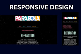 build a static website for you